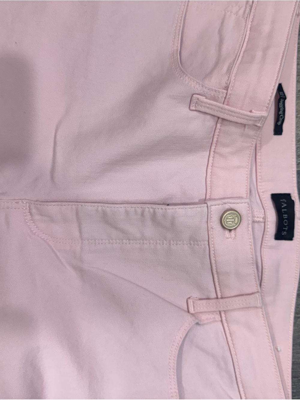 Talbots High-Rise Light Pink Cotton Jeans